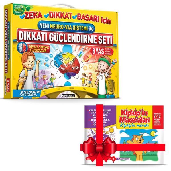Adeda Dikkati Güçlendirme Seti DGS 8 Yaş - Hikaye Kitabı Hediye  - Adeda Yayıncılık - Image 1