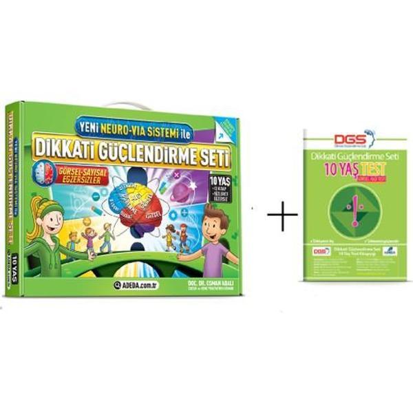Dikkati Güçlendirme Seti 10 Yaş + Görsel Dikkat Testi - Adeda Yayıncılık - Image 1