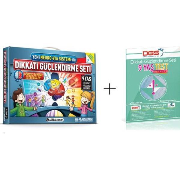 Dikkati Güçlendirme Seti 9 Yaş+Görsel Dikkat Testi - Adeda Yayıncılık - Image 1
