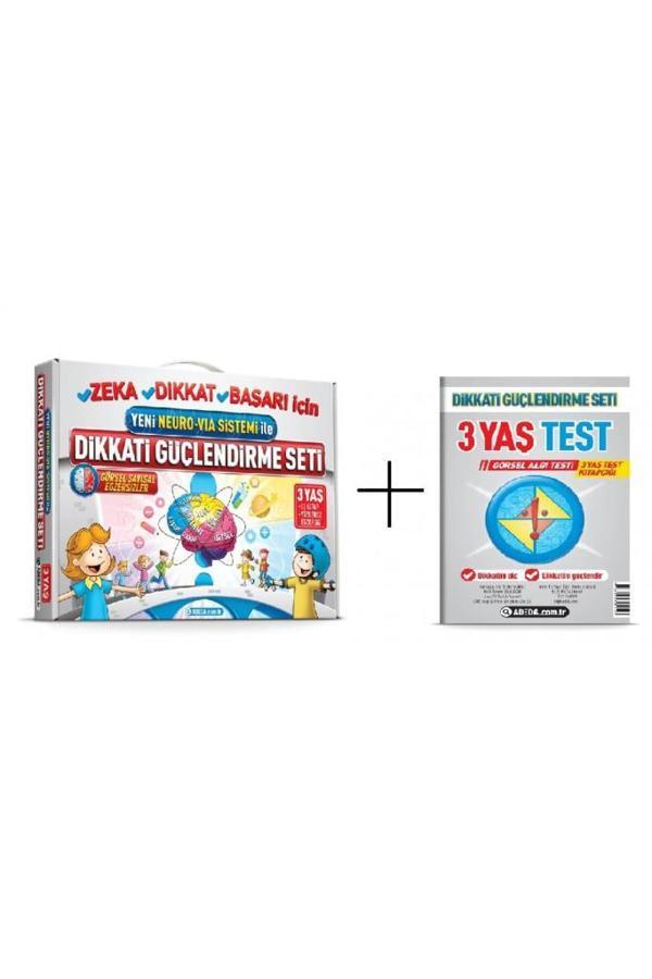 Osman Abalı Adeda Neuro Via  Dikkati Güçlendirme Seti 3 Yaş+Test - Adeda Yayıncılık - Image 1