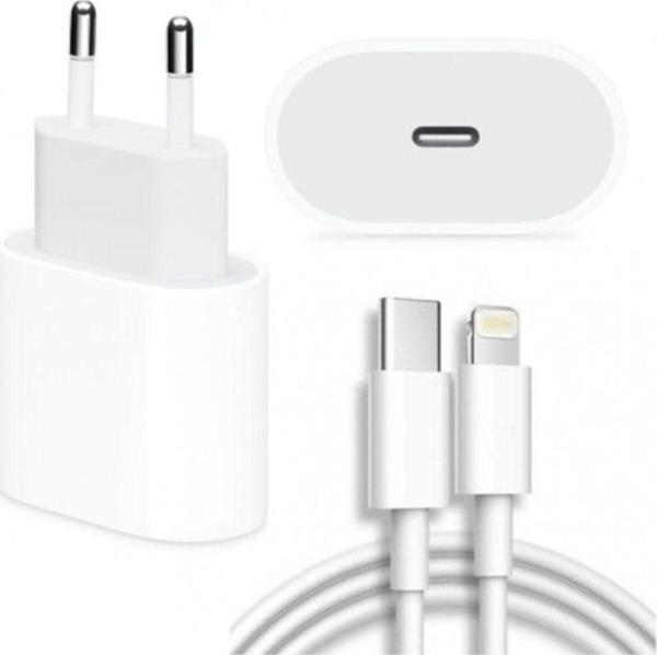 Bşr Perakende Iphone 11 11 Pro 12 12 Pro Max 18w Şarj Cihazı Lightning Konnektörlü Adaptör be Usb Şarj Kablosu - Image 1