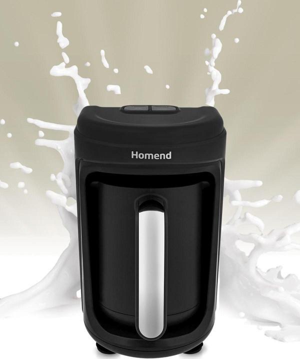 Homend Pottoman Milk In 1873h Sütlü Türk Kahve Makinesi Siyah Metal - Image 1