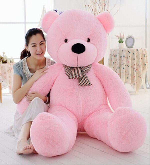 150 cm Papyonlu Peluş Ayı-DEV Boy, % 100 YERLİ - Sevgiliye Özel HEDİYE - Image 1
