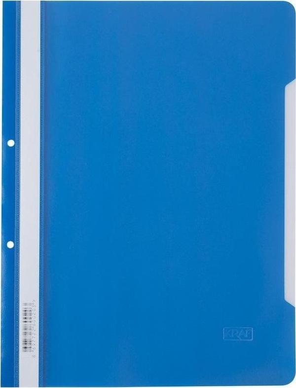 Kraf Plastik Telli Dosya Mavi 50'li 1 Paket (50 Adet ) - Image 1