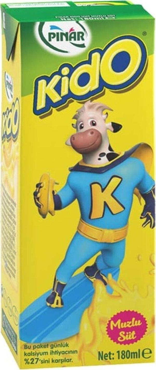 Pınar Kido Süt Muz 180 Ml - Image 1