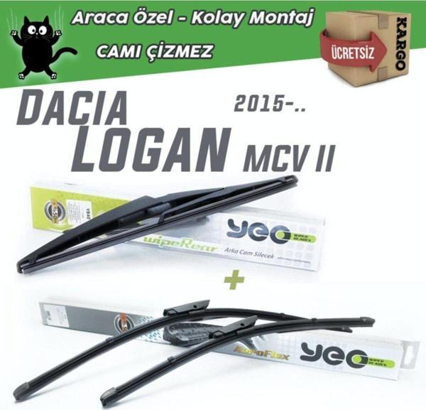 Yeo Dacia Logan 2 Mcv Ön & Arka Silecek Takımı 2015-... - Image 1