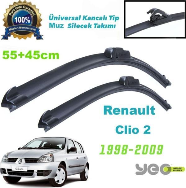 Yeo Renault Clio 2 Aeroflex Muz Silecek Takımı - Image 1