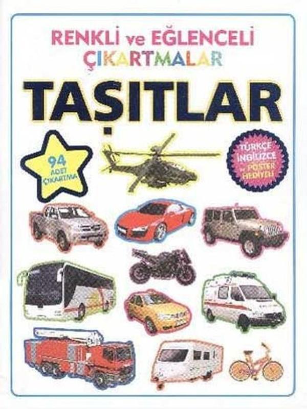 Renkli ve Eğlenceli Çıkartmalar - Taşıtlar - Parıltı Yayınları - Image 1