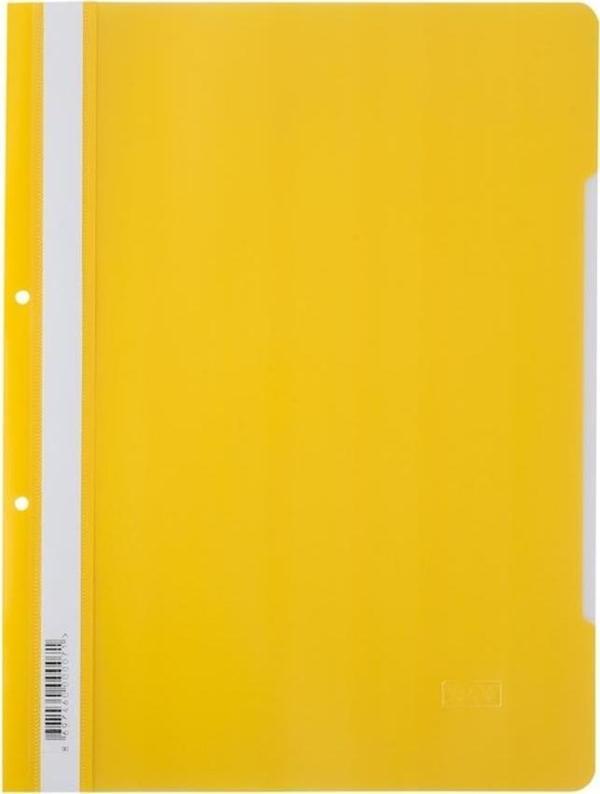 Kraf Plastik Telli Dosya Sarı 50'li 1 Paket (50 Adet ) - Image 1