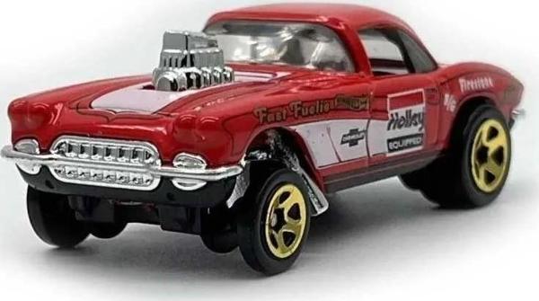 Hot Wheels Tekli Arabalar 62 Corvette Gasser HKH64 - Image 1
