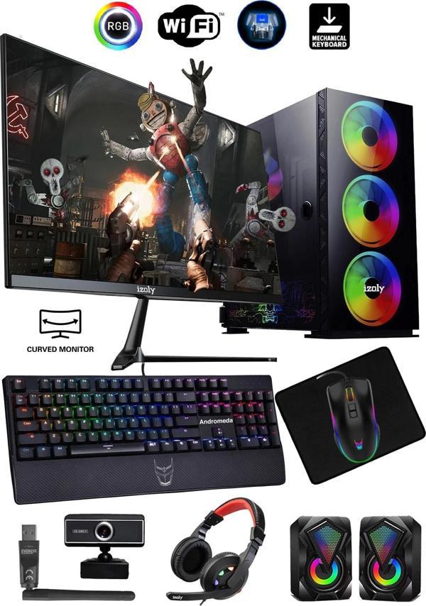 izoly Horus I7 10700f 16gb 512gb M2 Nvme Rtx2060 Super Oc 8gb ''24 Oyuncu Masaüstü Bilgisayarı - Image 1