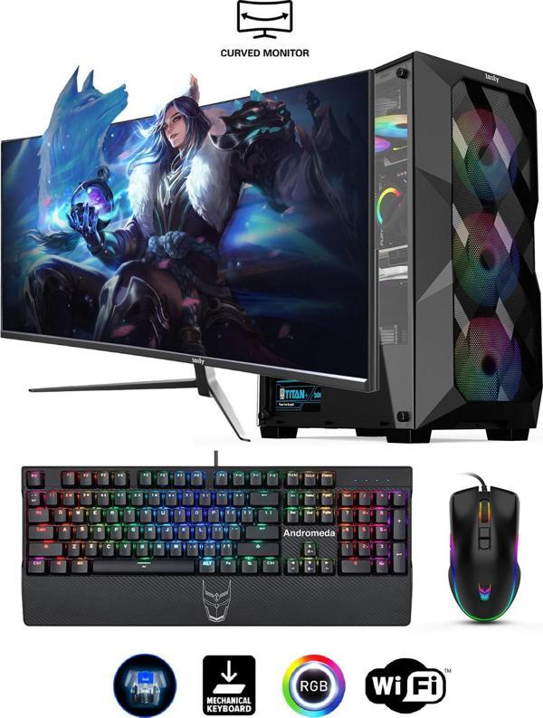 izoly İzoly Spinda Y Ryzen 7 3700X 16GB 256GB M.2 NVMe RX 580 8GB 27" 165Hz Oyuncu Masaüstü Bilgisayarı - Image 1