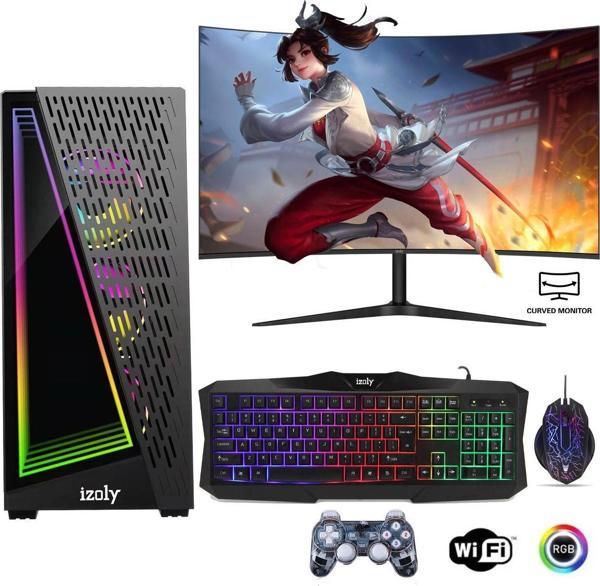 izoly Jet X I5-4590 16gb 256gb Ssd 1660s 6gb 24'' Oyuncu Masaüstü Bilgisayarı - Image 1