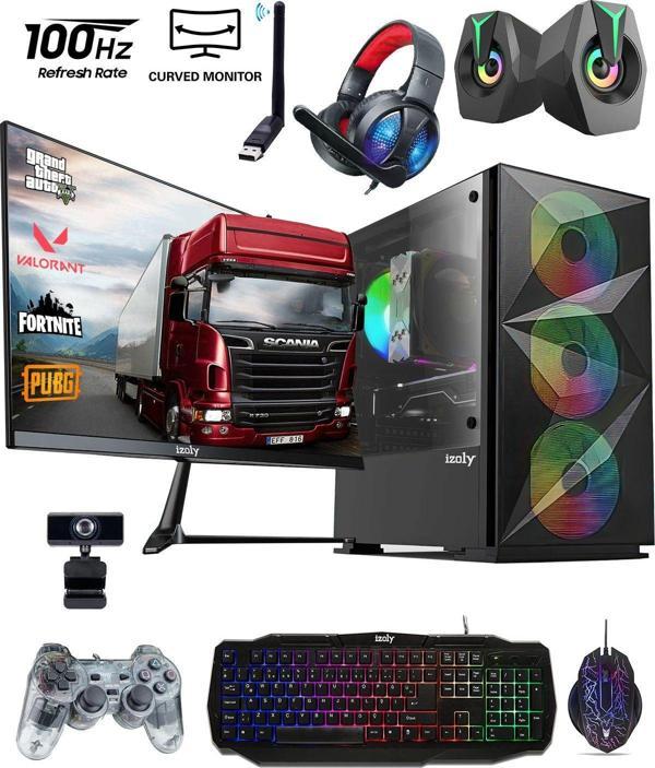 izoly K303 I7-860 16gb 256gb Ssd Gt 740 4gb 24" Oyuncu Masaüstü Bilgisayarı - Image 1