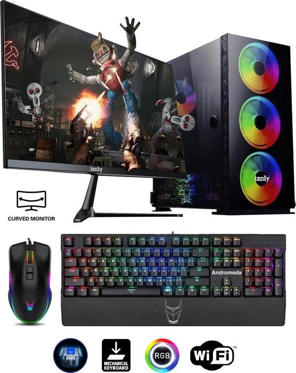 izoly King X I5-12400f 32gb 512gb M.2 Nvme Rtx2060s 8gb 24" Oyuncu Masaüstü Bilgisayarı - Image 1