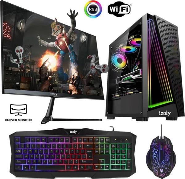 izoly Mardy X I5-12400f 16gb 512gb M.2 Nvme Rx580 8gb 24" Oyuncu Masaüstü Bilgisayarı - Image 1