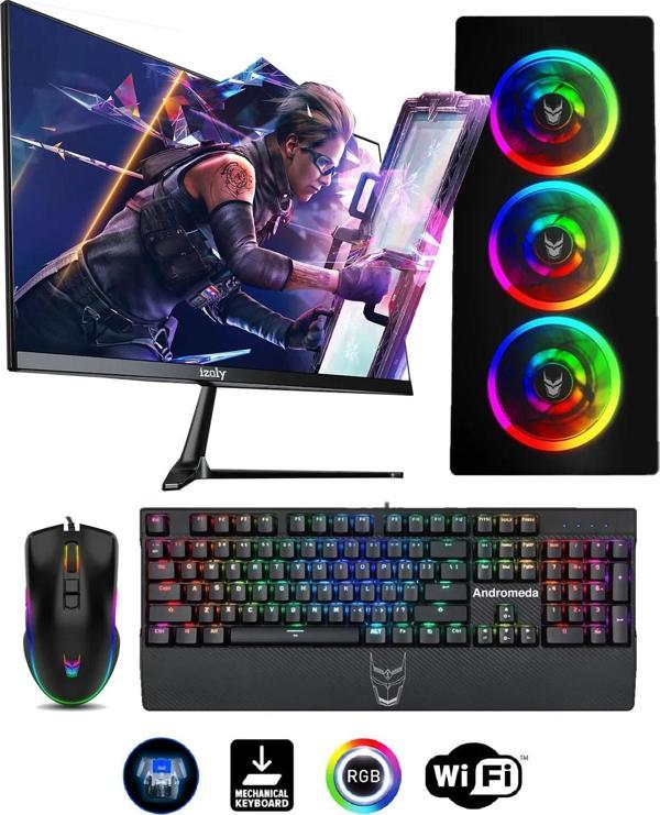 izoly Reaper I5-12400f 8gb 512gb M2 Rx550 4gb 24" Oyun Bilgisayarı - Image 1