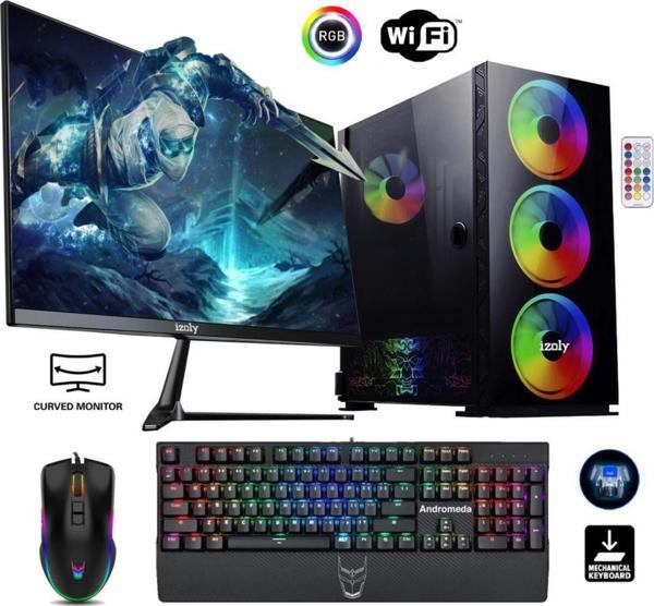 izoly Scroll X I5-10400f 32gb 256gb M.2 Nvme Msı Rtx 3060 3x 12gb 24" Oyuncu Masaüstü Bilgisayarı - Image 1
