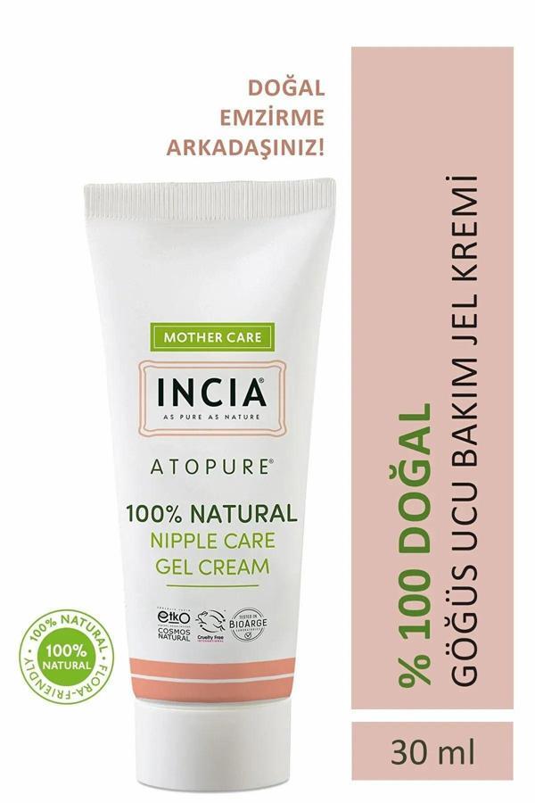 INCIA %100 Doğal Göğüs Ucu Bakım Kremi Yumuşatma ve Koruma Lanolin İçermez 30 ml - Image 1