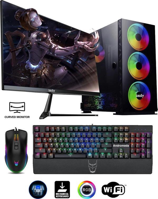 izoly Warband X I5-10400f 32gb 512gb M.2 Nvme Rtx2060s 8gb 24" Oyuncu Masaüstü Bilgisayarı - Image 1