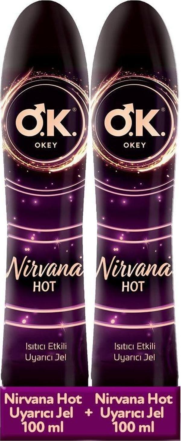 Okey Nirvana Hot Uyarıcı Jel 2 x 100 ML - Image 1