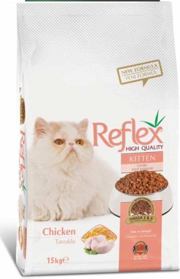 Reflex Tavuklu Yavru Kedi Maması 15 Kg - Image 1