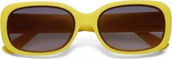 Okkia Chiara Unisex Sarı Güneş Gözlüğü Siyah Degrade - Image 1