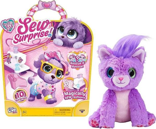 Little Live Pets Scruff A Luvs Moda Oyun Seti Mor - Image 1
