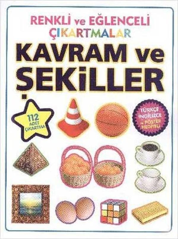Renkli ve Eğlenceli Çıkartmalar - Kavram ve Şekiller - Parıltı Yayınları - Image 1