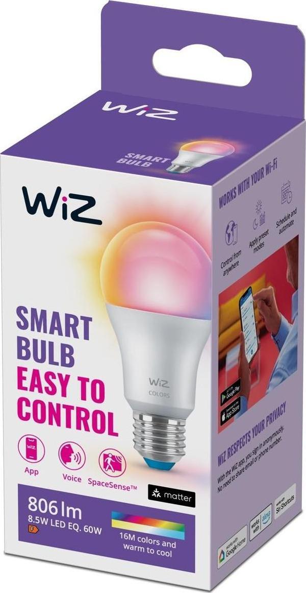 Wiz 60W Renkli Ambiyans E27 Akıllı Ampul (A60) - Image 1