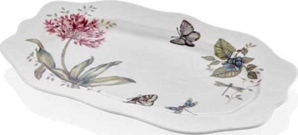 Joy Carmen Butterfly Serisi Büyük Boy Oval Tabak 35 Cm - Image 1