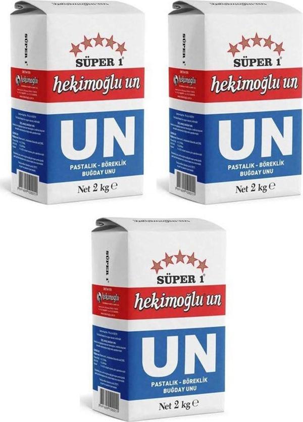 Hekimoğlu Un 2 kg 3 lü - Image 1