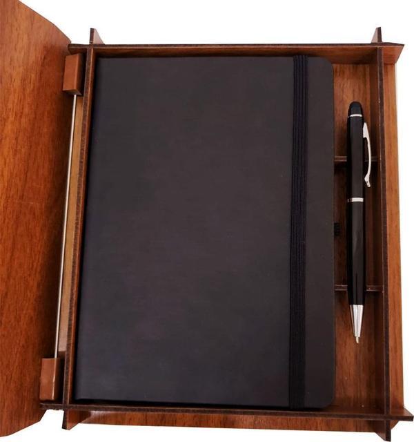 Kalem Termo Deri Defter Set Hediyelik - Image 1