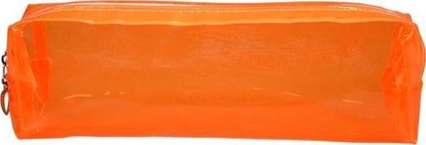 Taros Vintage Label Şeffaf Silikon Kalem Kutu Turuncu 2356 - Image 1