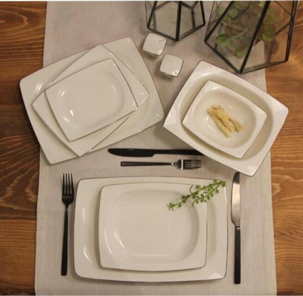 Porland Riva Platin Yemek Takımı 12 Kişilik 57 Parça - Image 1