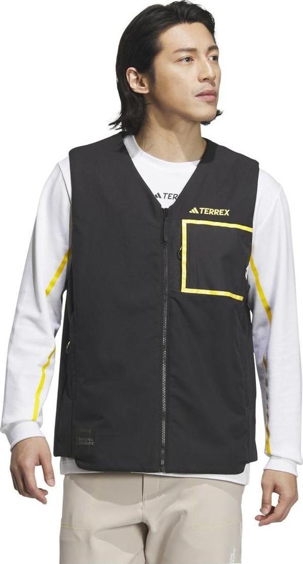 adidas IL8992-E Nat.geo Vest Erkek Yelek Siyah - Image 1