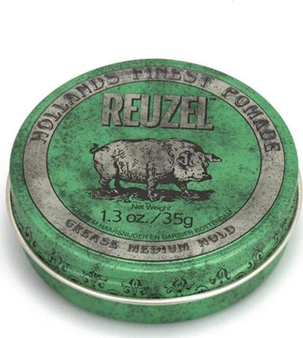 Reuzel Green Pomade Grease Erkekler için Saç Şekillendirici Krem 35Gr - Image 1