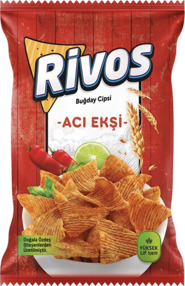 Rivos Acı Ekşi Buğday Cips 56 gr - Image 1