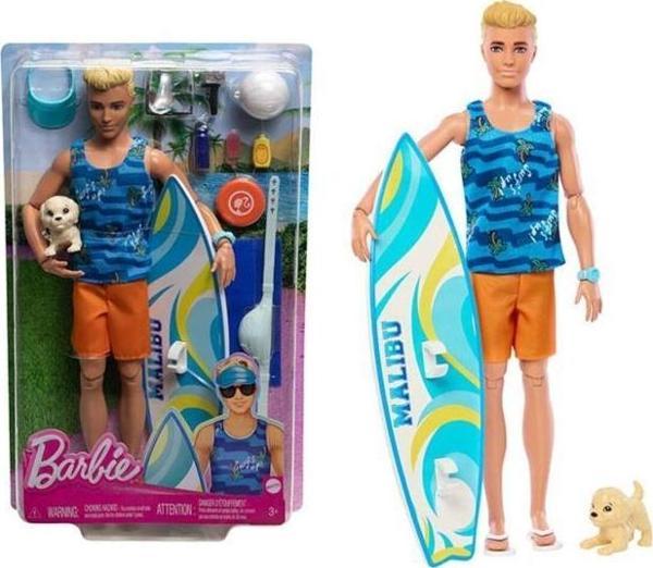 Barbie Ken Sörf Yapıyor HPT49 HPT50 Lisanslı Ürün - Image 1