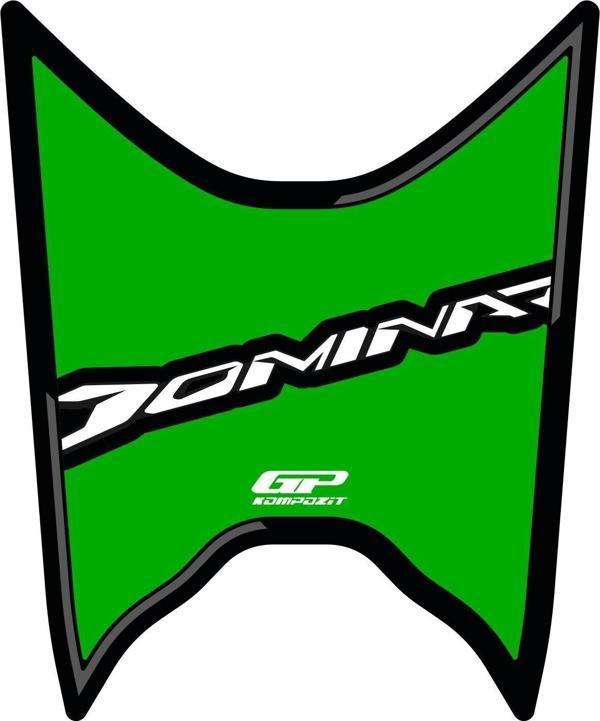 GP Kompozit Bajaj Dominar 250 / 400 2020-2024 Uyumlu Tank Pad Yeşil - Image 1
