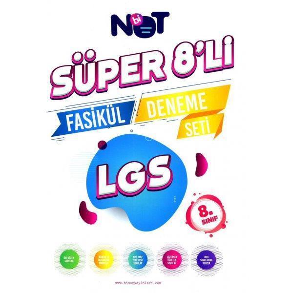 8.SINIF LGS SÜPER 8 DENEME FASİKÜL - BİNOT YAYINLARI - Image 1