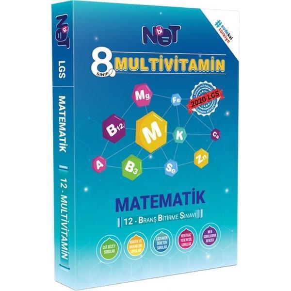 8.SINIF MATEMATİK 12 DENEME 1.DÖNEM MULTİVİTAMİN - BİNOT YAYINLARI - Image 1