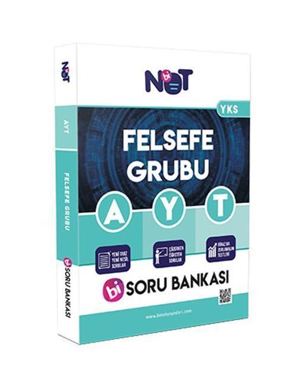 AYT FELSEFE GRUBU Bİ SORU BANKASI - BİNOT YAYINLARI - Binot Yayınları - Image 1