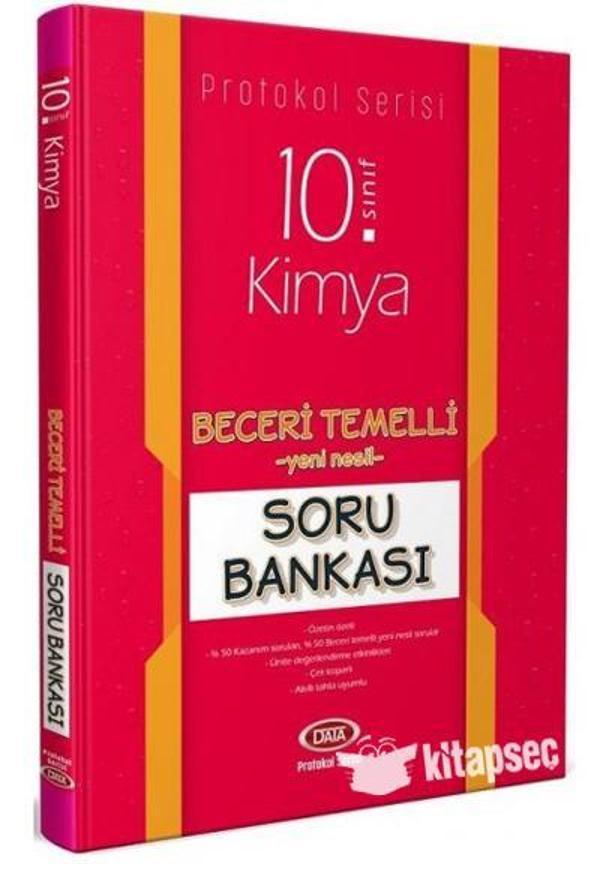 10.SINIF KİMYA PROTOKOL SORU BANKASI BECERİ TEMELLİ - DATA YAYINLARI - Image 1