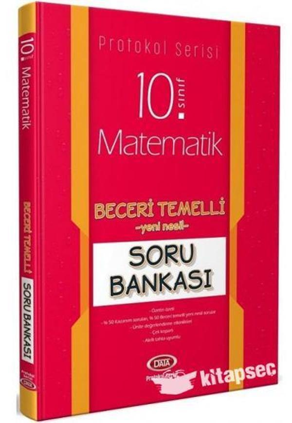 10.SINIF MATEMATİK PROTOKOL SORU BANKASI BECERİ TEMELLİ - DATA YAYINLARI - Image 1