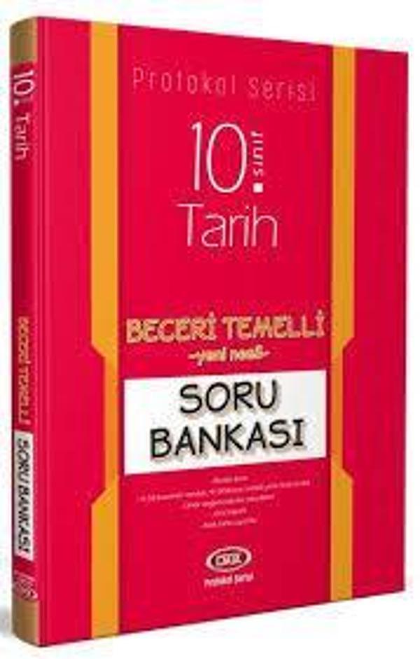 10.SINIF TARİH PROTOKOL SORU BANKASI BECERİ TEMELLİ - DATA YAYINLARI - Image 1