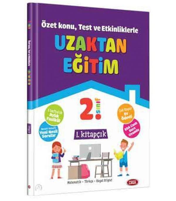 2.SINIF UZAKTAN EĞİTİM 1.KİTAPÇIK - DATA YAYINLARI - Image 1