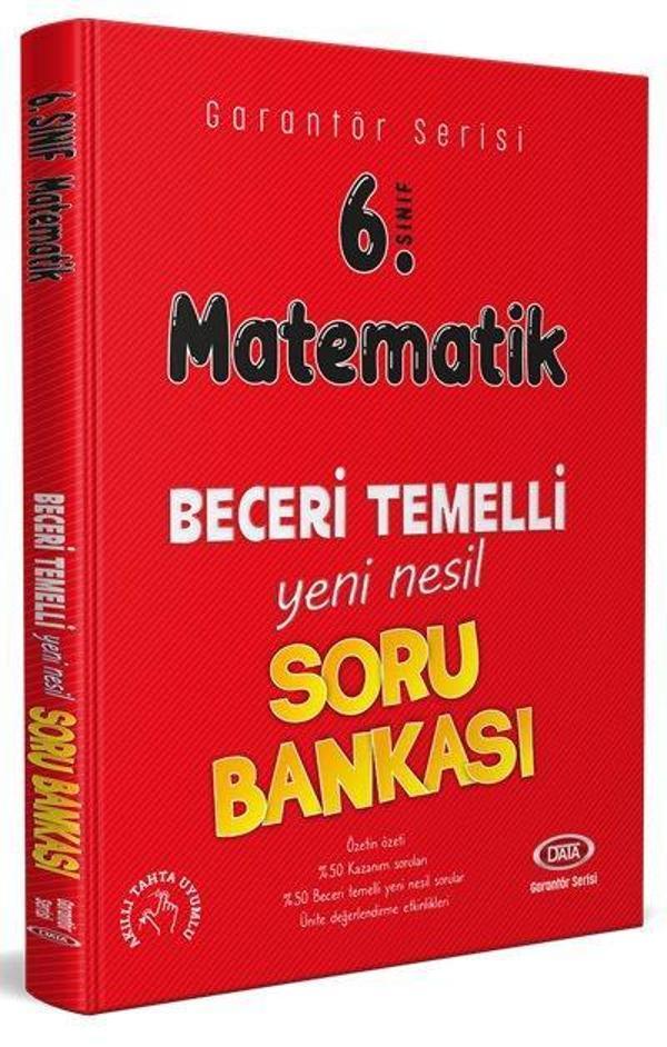 6.SINIF MATEMATİK SORU BANKASI GARANTÖR SERİSİ - DATA YAYINLARI - Image 1