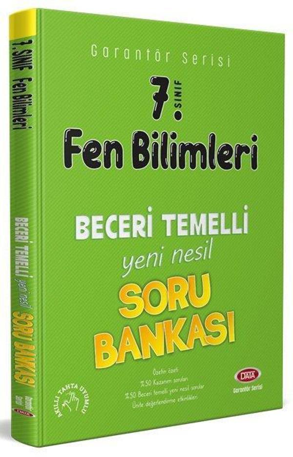 7.SINIF FEN BİLİMLERİ SORU BANKASI GARANTÖR SERİSİ - DATA YAYINLARI - Image 1