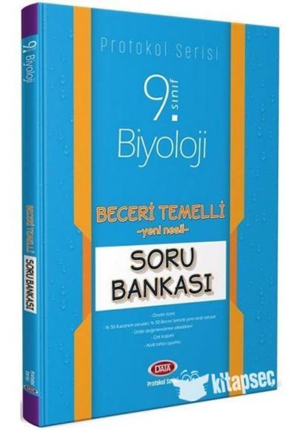 9.SINIF BİYOLOJİ PROTOKOL SORU BANKASI BECERİ TEMELLİ - DATA YAYINLARI - Image 1